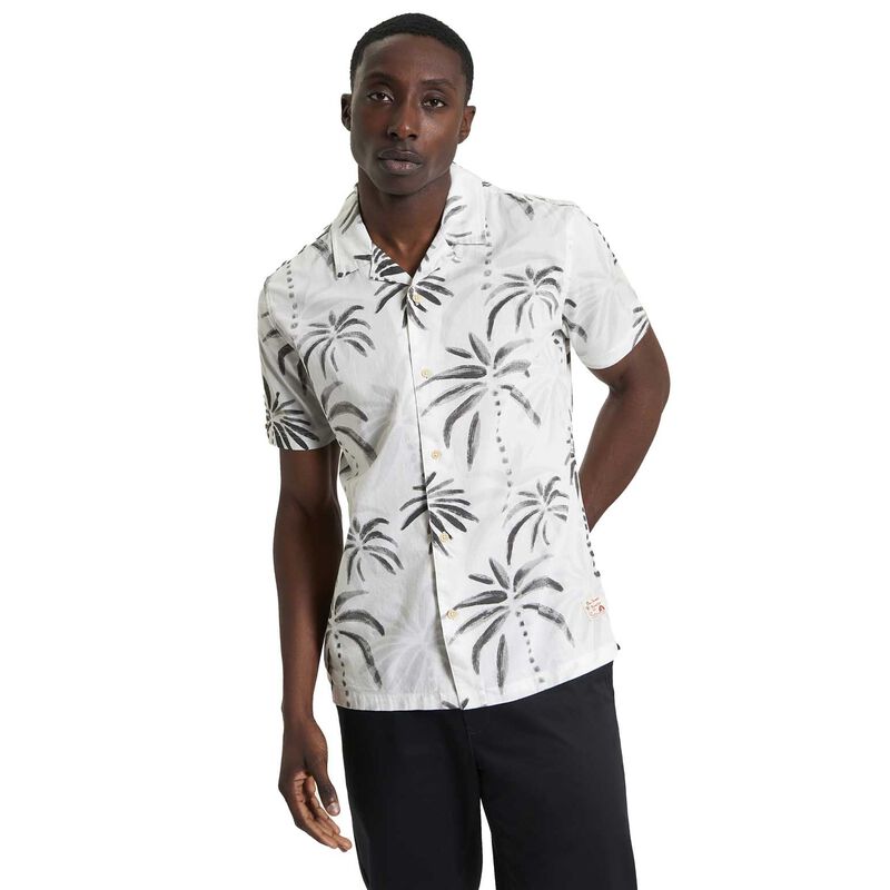 Ben Sherman Palm Print Short Sleeve Shirt image number 0